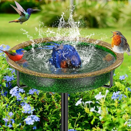 Birdbaths for Outdoors (Green)