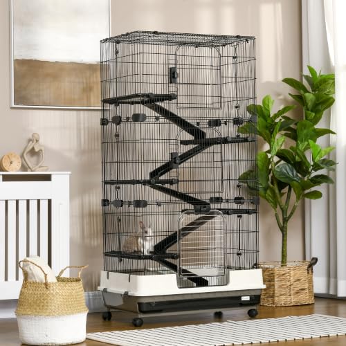 59.5" Small Animal Cage with Wheels (53.5"L x 18.0"W x 28.8"H)