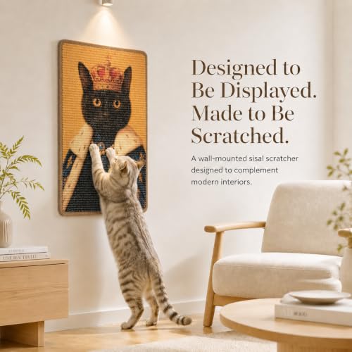 Art Sisal Cat Scratcher Mat (Monarch Cat)