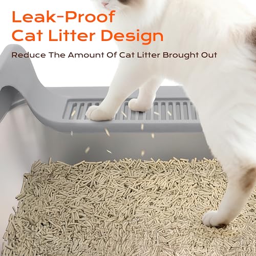 Stainless Steel Litter Box (XXX-Large / Dark Grey)