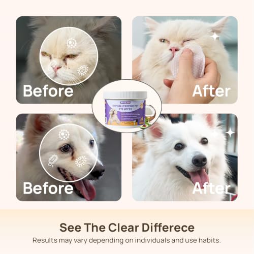 Eyes Wipes for Dogs & Cats (100 count)