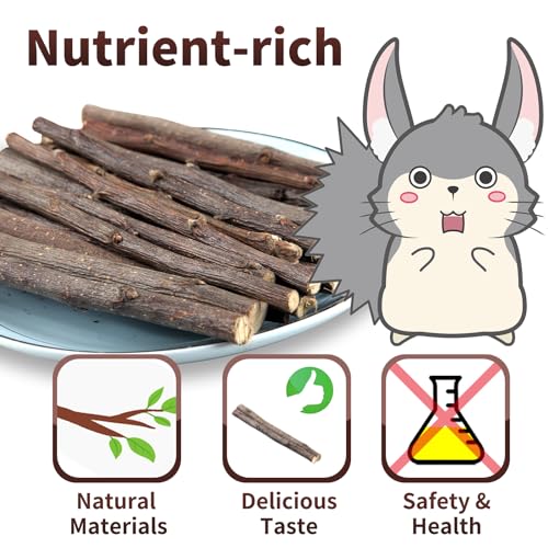50 60 PCS Natural Rabbit Chew Toys (14.1 Ounce (Pack of 1))