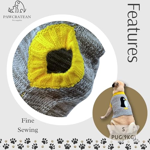Cute Sweater for Dogs and Cats Soft Flannel Pet Outfit Warm and Cozy Animal Hoodie Small to Large Pet Clothes for Halloween Parties and Everyday Wear (Small)