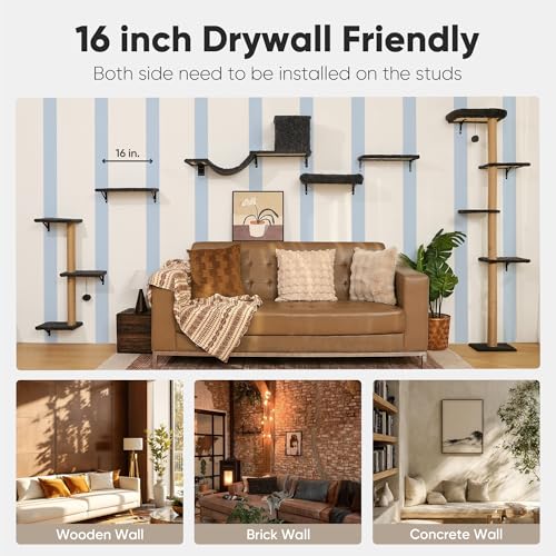 Cat Wall Shelves (Gray)