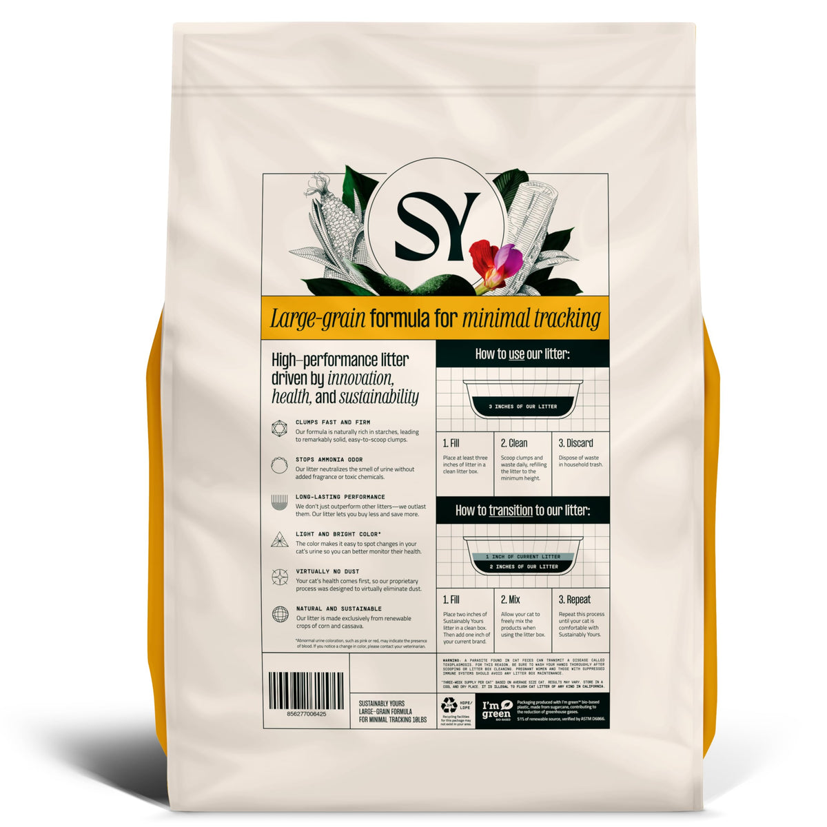 Natural Cat Litter (10 lb / Large grains)