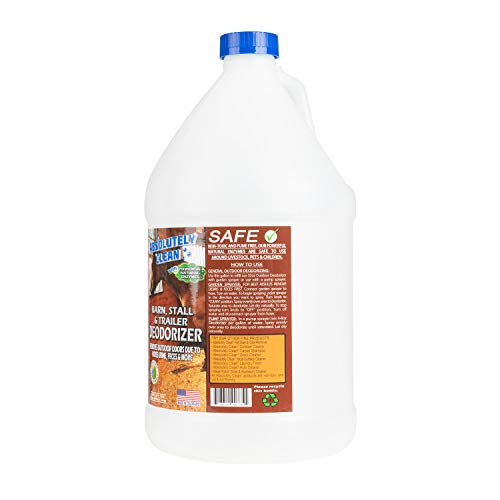Barn, Stall, or Horse Trailer Deodorizer, Natural-Based Cleaning Spray (128oz) (128oz)