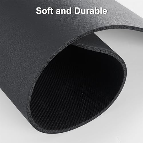 Cat Food Mat for Pet Dog Feeting Mats (Dark Gray & Multiple cat heads Logo / 18.1"L x 11.8"W)