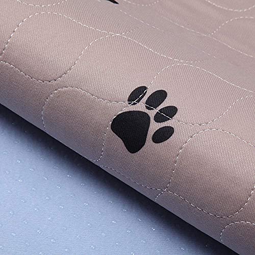 Washable Dog Pee Pads with Puppy Grooming Gloves (18x24 Inch (Pack of 4))