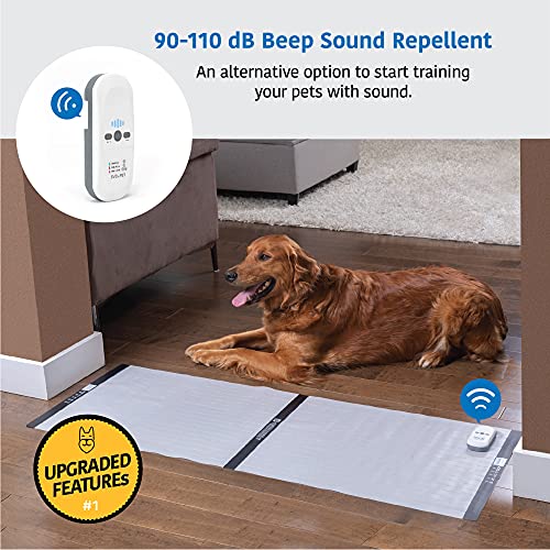 2 Pack Scat Mat for Cats (48" x 20" / White controler)