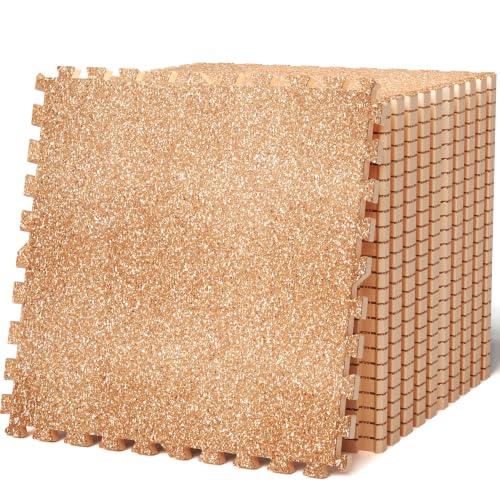 0.79" Thick Gym Flooring for Home Gym (Wood / 96 Sq Ft (24 Tiles))