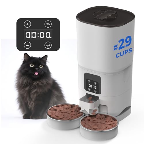 Automatic Cat Feeder 2 Cats (White)