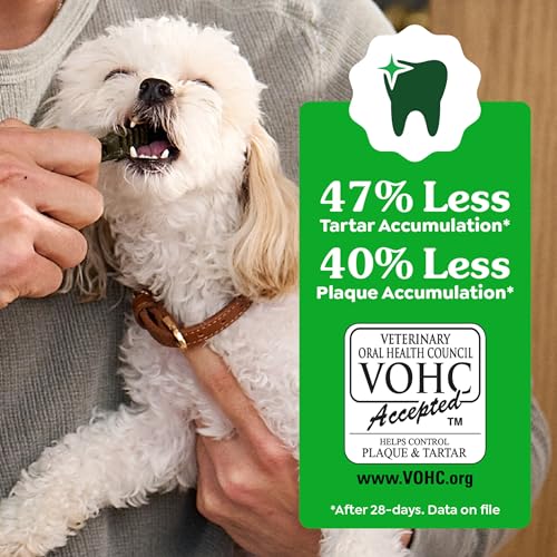 Teenie Original Natural Dental Dog Treats (65 Count (Pack of 1))