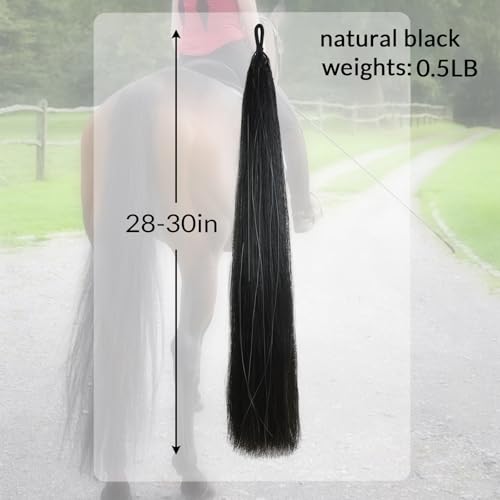 28 30 IN Long 1 (1/2 LB Natural Black - Natural Loop)