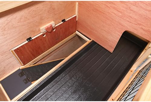 2 Story Rabbit Hutch with Retreat Area (2-Story)