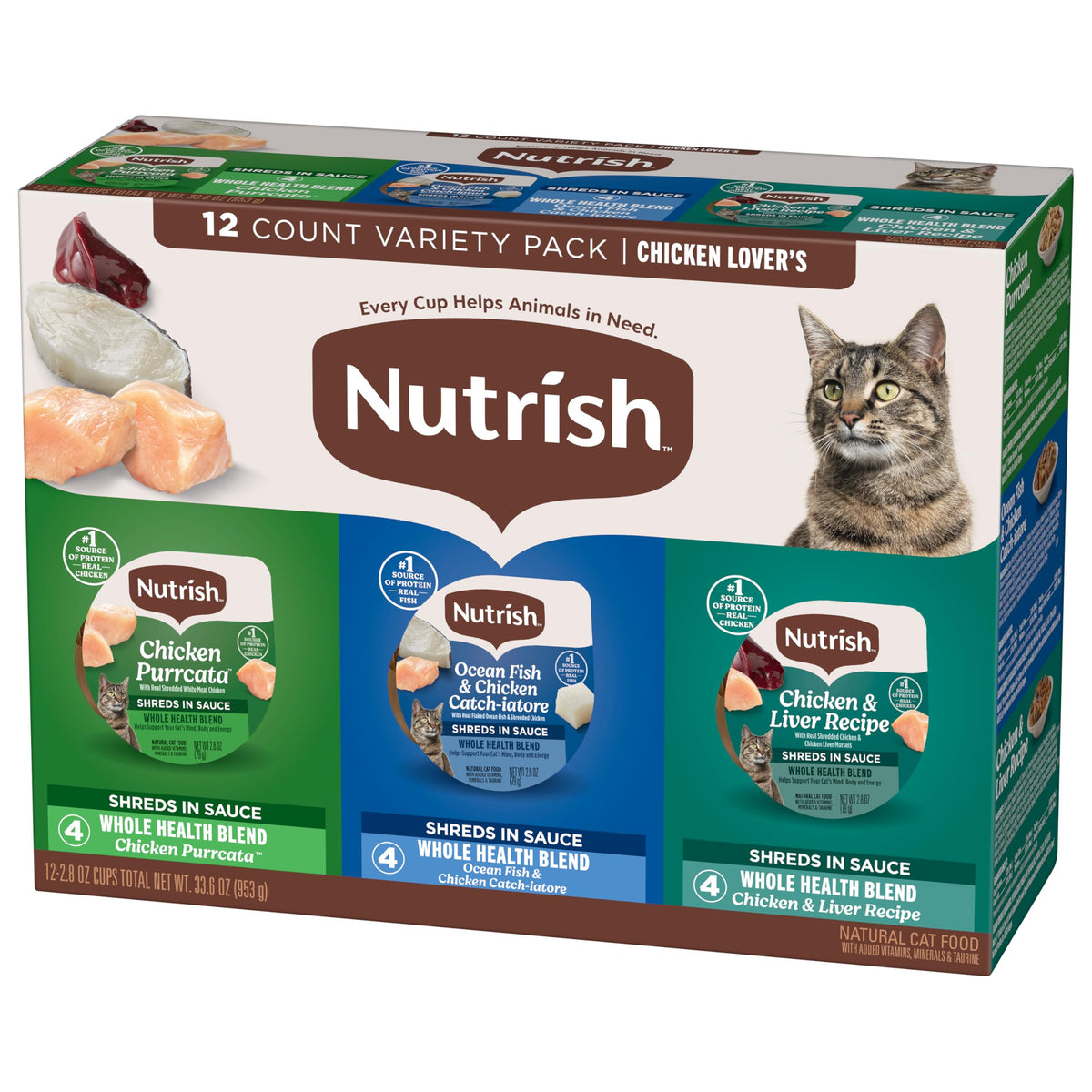 Chicken Lover's Wet Cat Food Variety Pack (2.8 Ounce (Pack of 12))