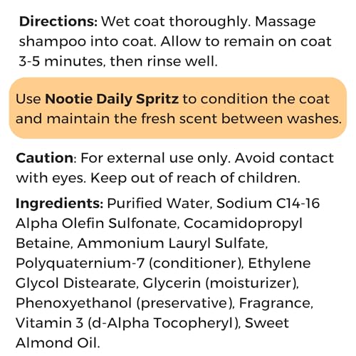 Warm Vanilla Cookie Shampoo for Dogs & Cats (Warm Vanilla Cookie Shampoo / 16 oz)