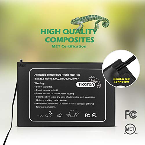 Reptile Heat Pad (1 Pack-18.5" X 8.5")