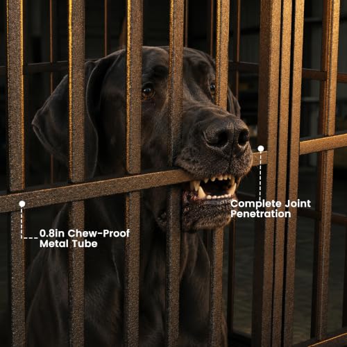78 Inch Heavy Duty Dog Crate (Black / XXX-Large)