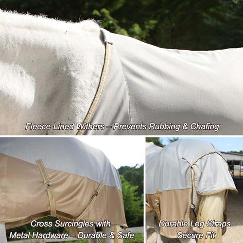 Breathable and UV Protective Tear (Silver Gold / 78 in)