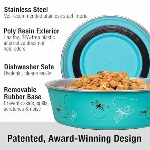 Bella Dog Bowls (Dragonfly / Large (35-65lbs))
