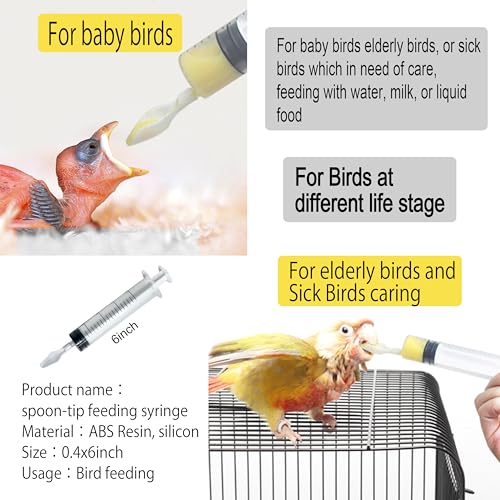 Baby Bird Feeding Syringe (White)