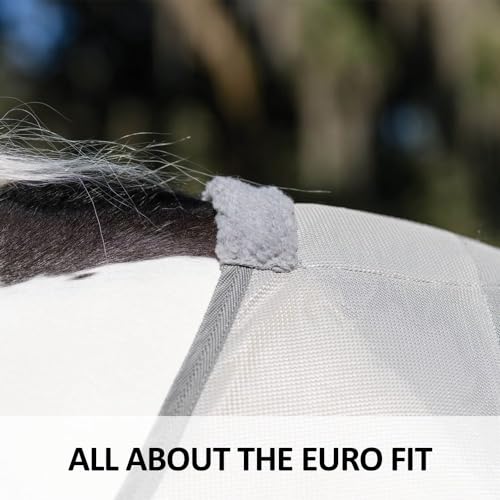 Soft Interlock Mesh II Horse Fly Sheets (Horse Size 76 / Horse Euro Surcingle / Silver)