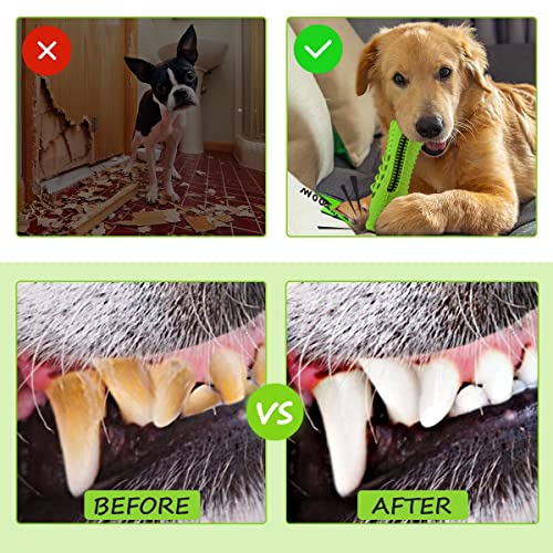 Dog Toys for Aggressive Chewers Large Medium Breed Indestructible Chew Toys (Grass Green)