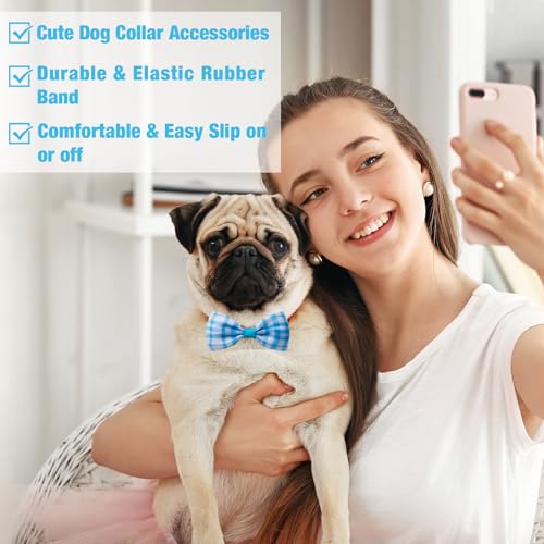 50 Pcs Fruit Print Dog Bow Ties