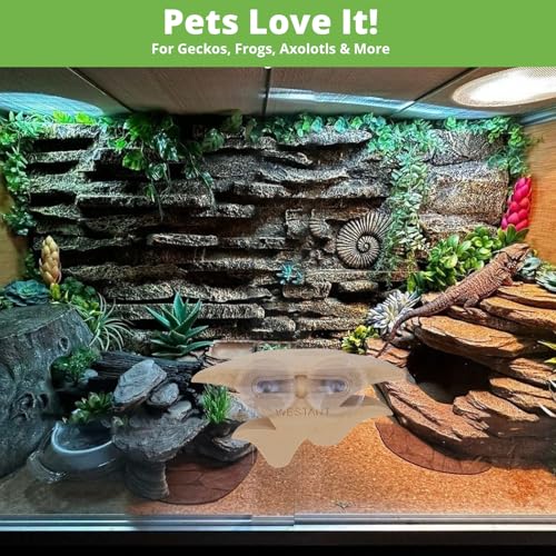Mushroom Decor for Reptile Tank (Trio Cap / Ember)