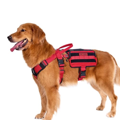 Service Dog Vest Harness (Large / Red)