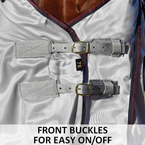RipGuard Adjusta (Horse Size 86 / VTEK Bellyband / Gray)