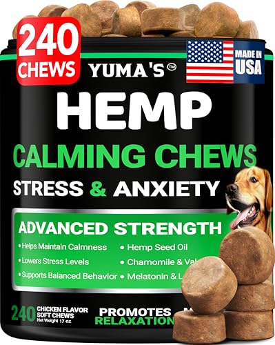 Hemp Calming Chews for Dogs (Calming Chews / 240 Chews)