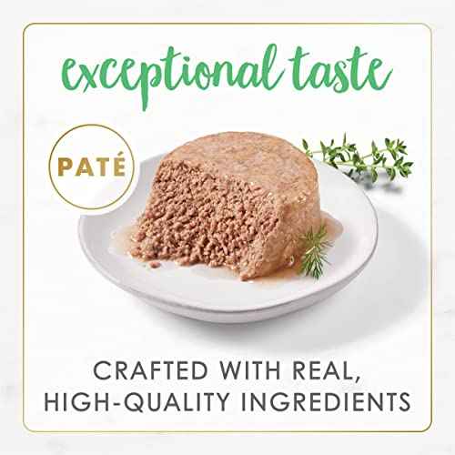 Purina Fancy Feast Grain Free Pate Wet Kitten Food Gourmet Naturals White Meat Chicken Recipe (3 Ounce (Pack of 12))