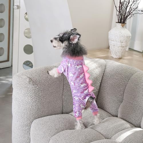 Dinosaur Costume Dog Pajamas (X-Small / Unicorn style#2)
