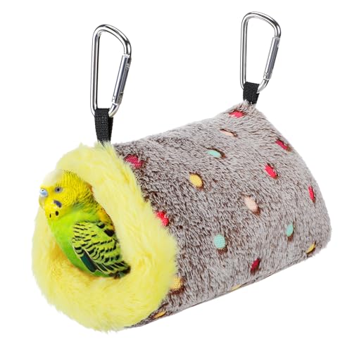 Small Winter Warm Bird Nest House with Support Board for Cage (Small)