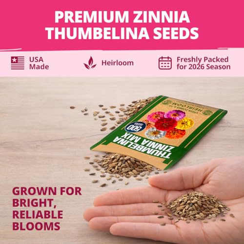 Zinnia Seeds Thumbelina