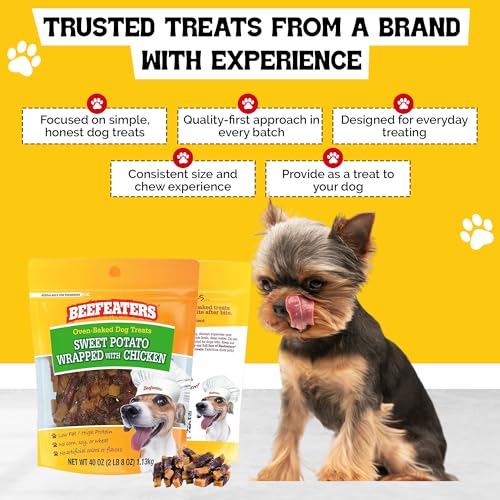 Dog Treats Sweet Potato Chews 40 oz Resealable Bag (2.5 Pound (Pack of 1))