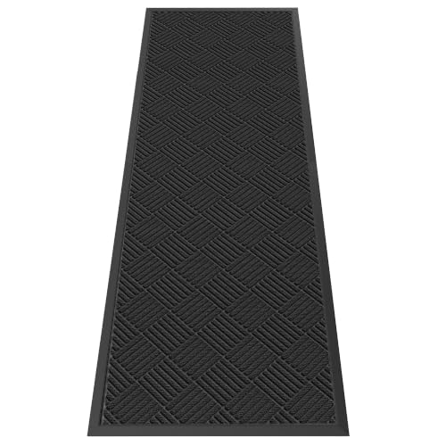 Indoor Outdoor Door Mat (Black Diamond / 2' x 6' (Rectangular))