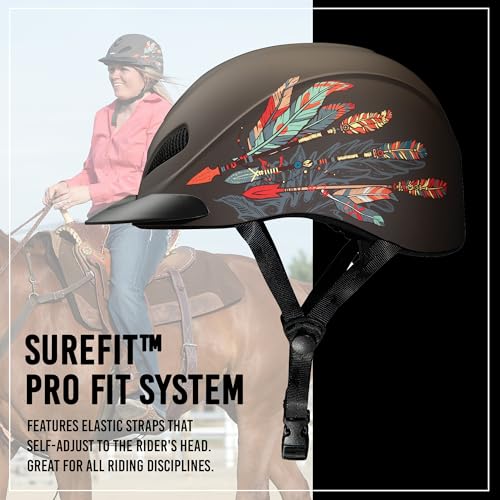 Rebel Bold Horse Riding Helmet (Large / Arrow)