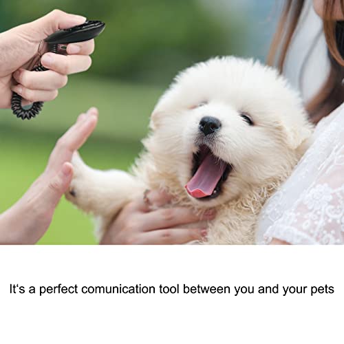 Dog Clicker for Training (Black and Water Lake Blue)