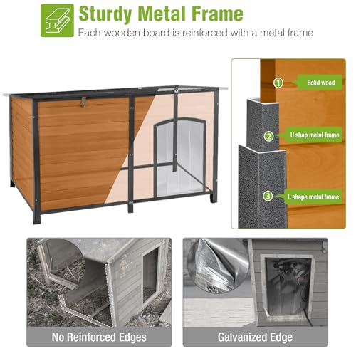 Extra Large Heated Dog House for Large Dogs