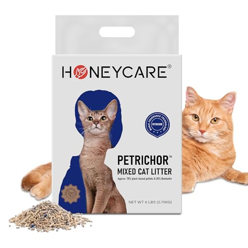 Petrichor Mix Cat Litter I Tofu Cat Litter I Nature Plant (6 Pounds / White)