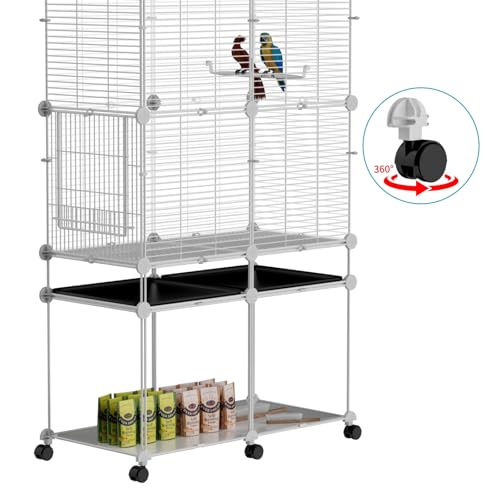 Large Flight Bird Cage (27.56"L x 13.78"W x 47.24"H)