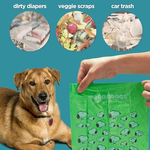 38% USDA Biobased Pet Waste Bags (Green/Black - Unscented / 60 Count (Pack of 1))