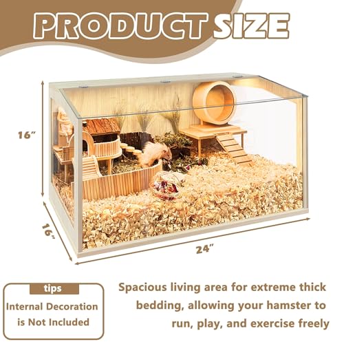 Hamster Cage Chewproof (24.0"L x 16.0"W x 16.0"H)