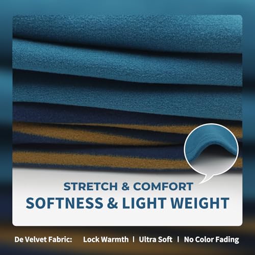 2Pack Dog Sweater for Medium Dogs Soft Pet Coats Fleece Sweatshirt (X-Large (19-27lbs) / 2# Stripe+Navyblue)