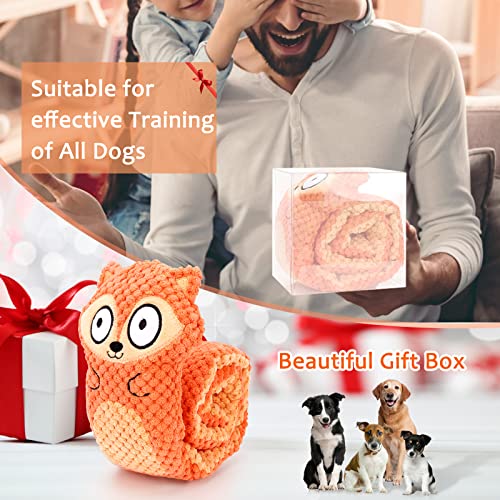 Squeak Dog Puzzle Toys IQ Training (Fox)