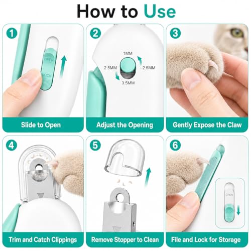 Cat Nail Clipper (Blue)