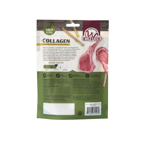 Lamb Collagen Sticks for Dogs (5.7 Ounce (Pack of 25))