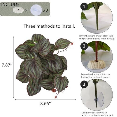 Fake Reptile Plants for Reptile Terrarium Plants
